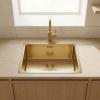 Pure.Sink Luxion Gold sink 36x40 cm undermount, flush mount, and surface mount PLX3640-60